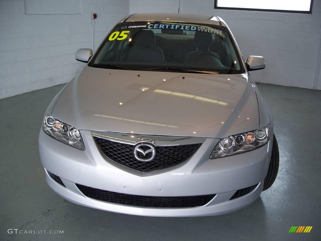 2005 MAZDA6 i Sedan - Glacier Silver Metallic / Gray photo #1