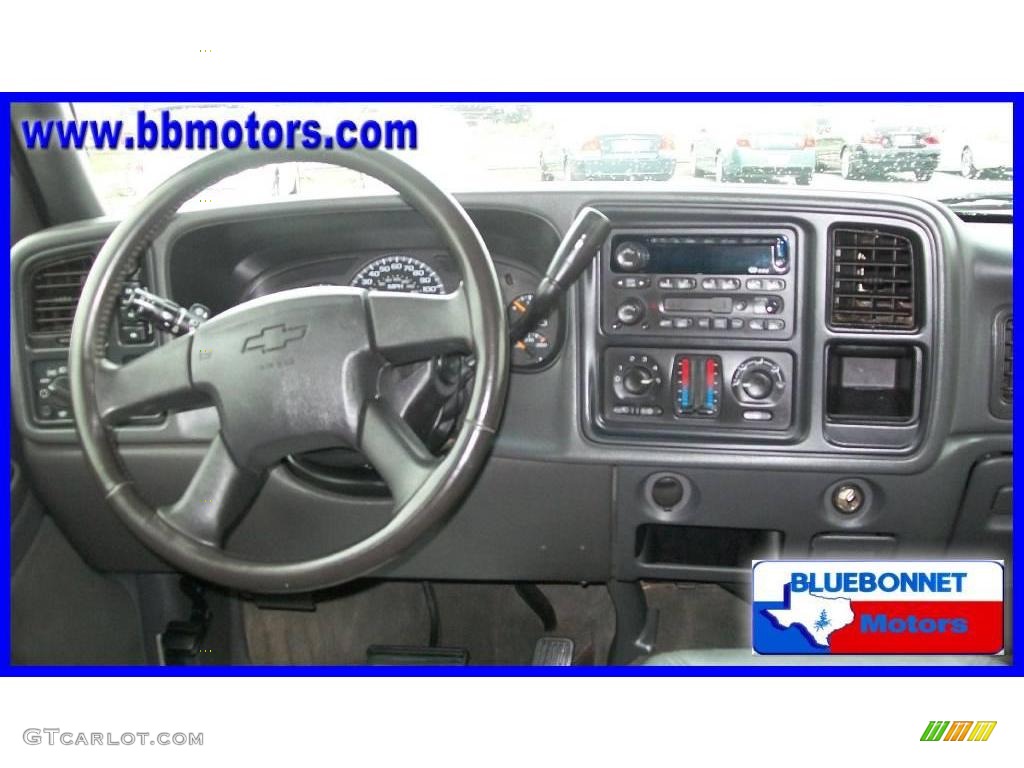 2003 Silverado 1500 HD Crew Cab 4x4 - Light Pewter Metallic / Dark Charcoal photo #7