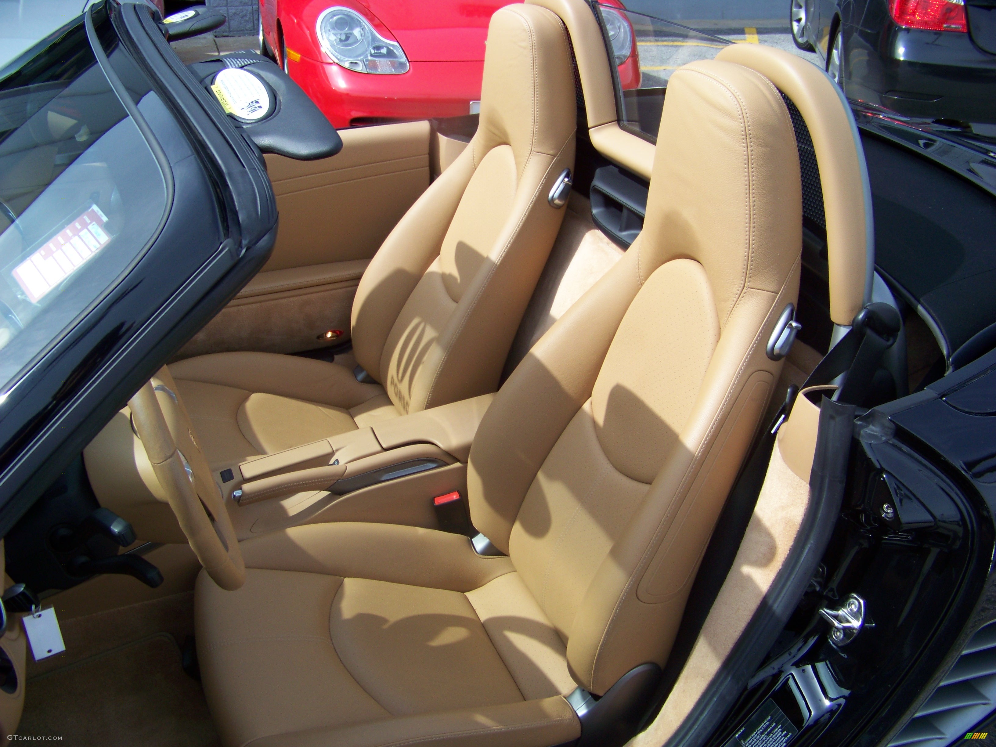 Sand Beige Interior 2006 Porsche Boxster S Photo #192330