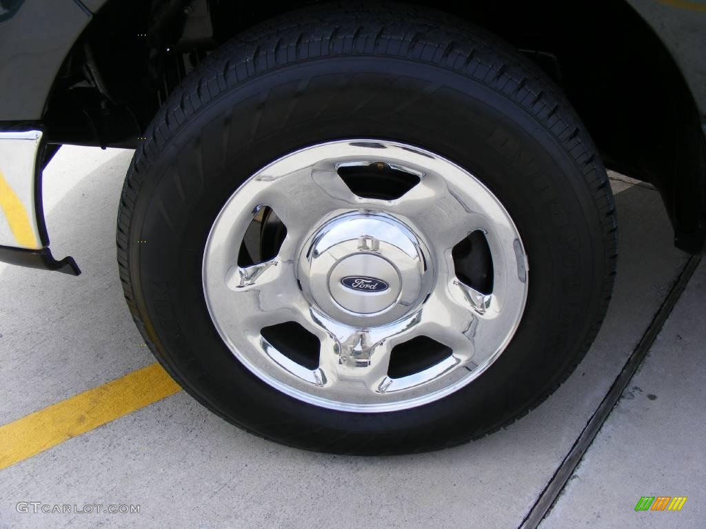2005 F150 XLT SuperCab - Aspen Green Metallic / Medium Flint Grey photo #13