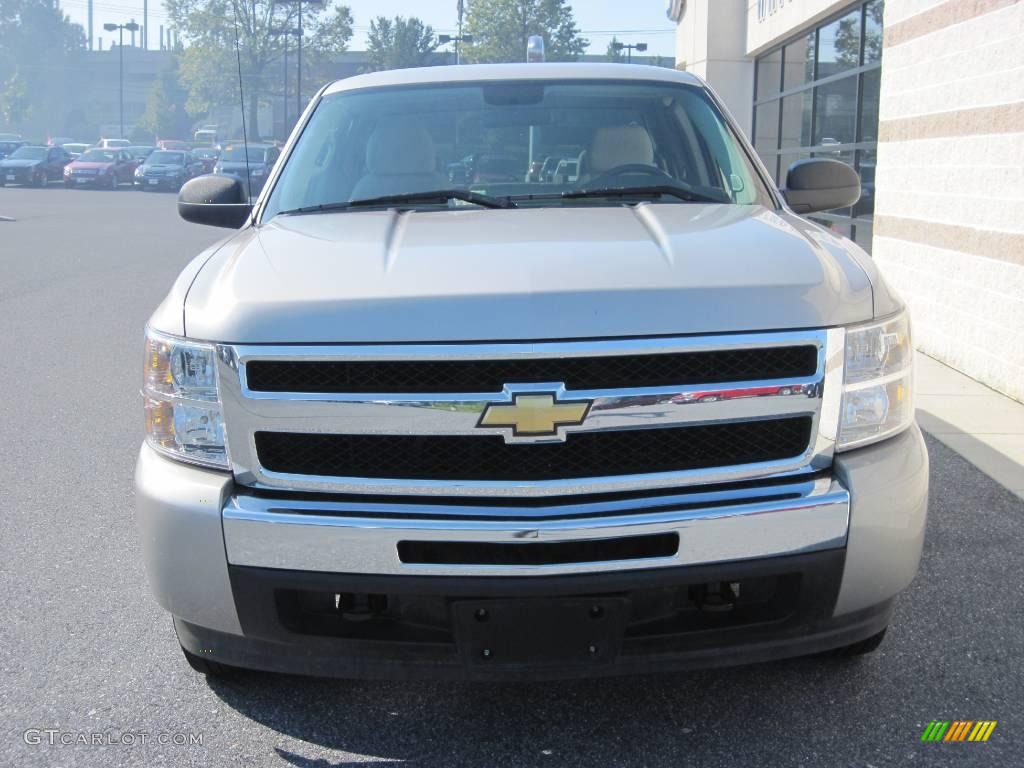 2009 Silverado 1500 LT Extended Cab 4x4 - Silver Birch Metallic / Light Titanium photo #2