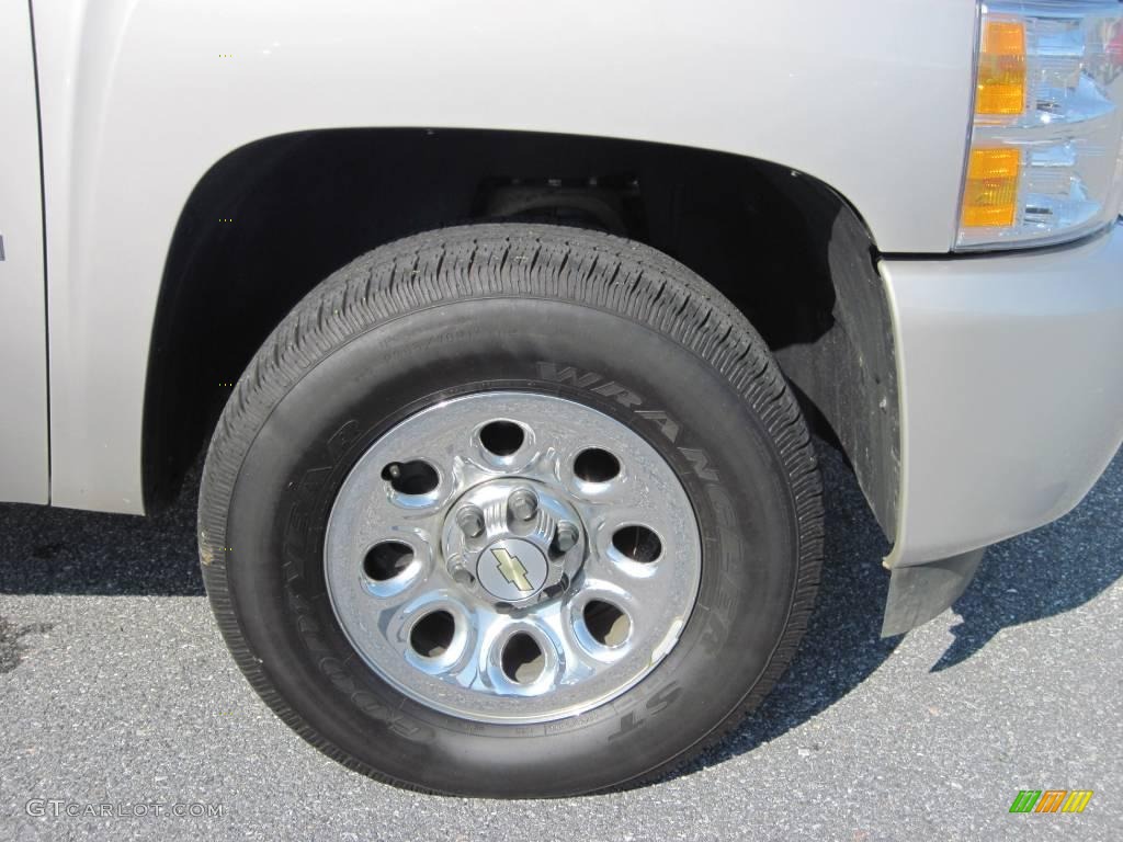 2009 Silverado 1500 LT Extended Cab 4x4 - Silver Birch Metallic / Light Titanium photo #3