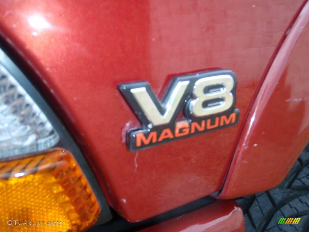 1998 Durango SLT 4x4 - Chili Pepper Red / Beige photo #15