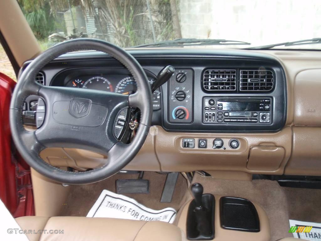 1998 Durango SLT 4x4 - Chili Pepper Red / Beige photo #29