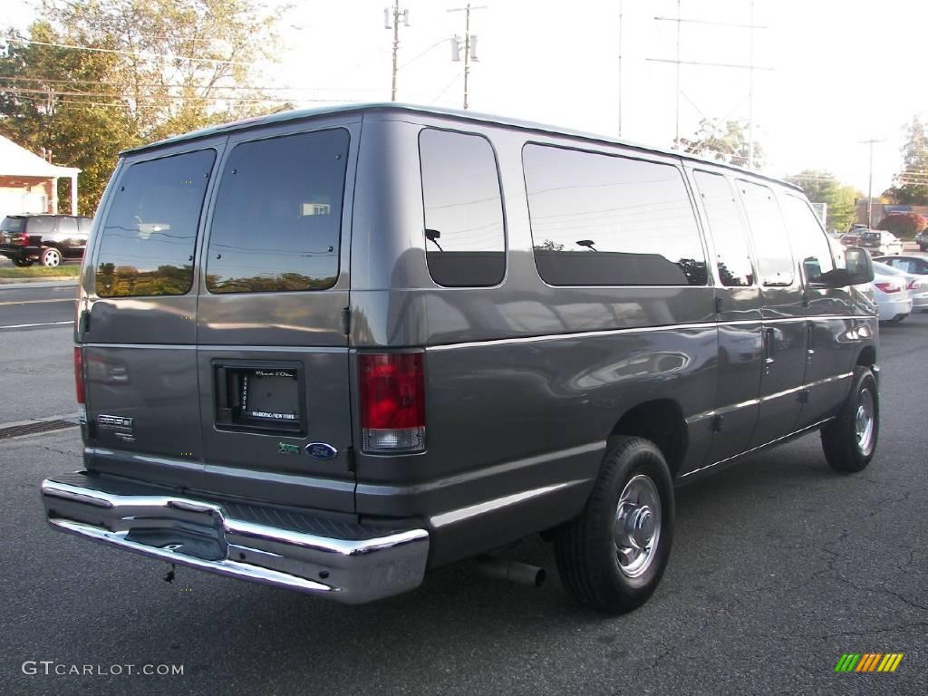 2009 E Series Van E350 Super Duty XLT Extended Passenger - Sterling Grey Metallic / Medium Flint photo #3