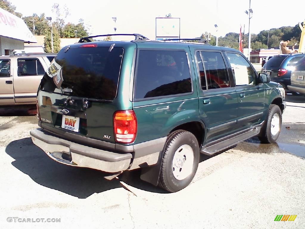 2000 Explorer XLT 4x4 - Spruce Green Metallic / Dark Graphite photo #6