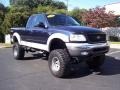 2002 True Blue Metallic Ford F150 XLT SuperCab 4x4  photo #2