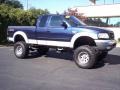 2002 True Blue Metallic Ford F150 XLT SuperCab 4x4  photo #4