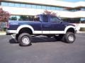 2002 True Blue Metallic Ford F150 XLT SuperCab 4x4  photo #7