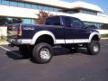 2002 True Blue Metallic Ford F150 XLT SuperCab 4x4  photo #8