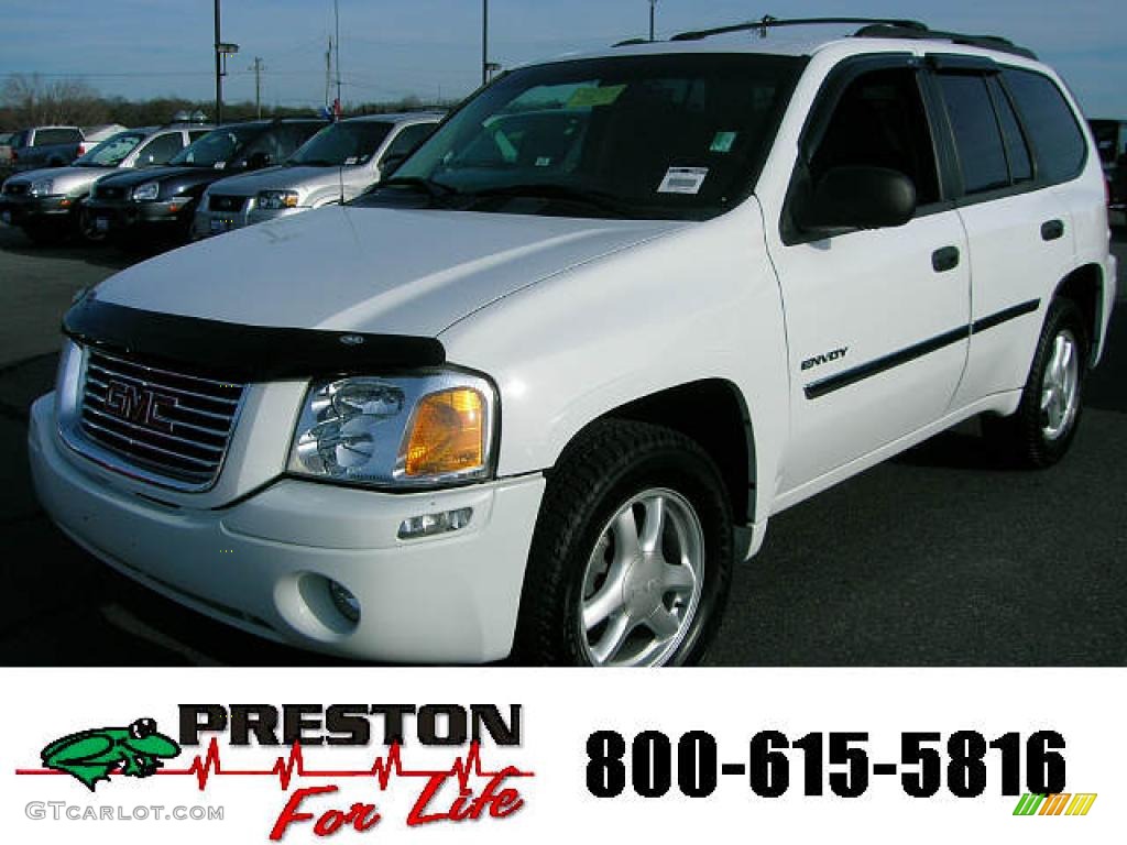 2006 Envoy SLE 4x4 - Summit White / Light Gray photo #1