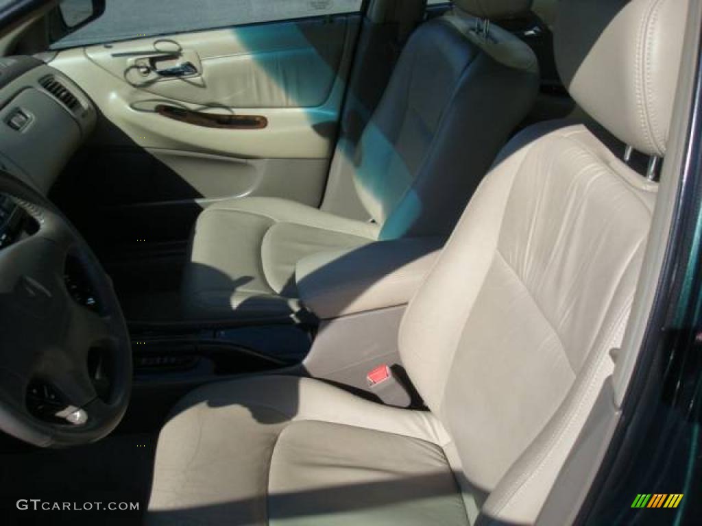 1999 Accord EX V6 Sedan - Dark Emerald Pearl / Ivory photo #8