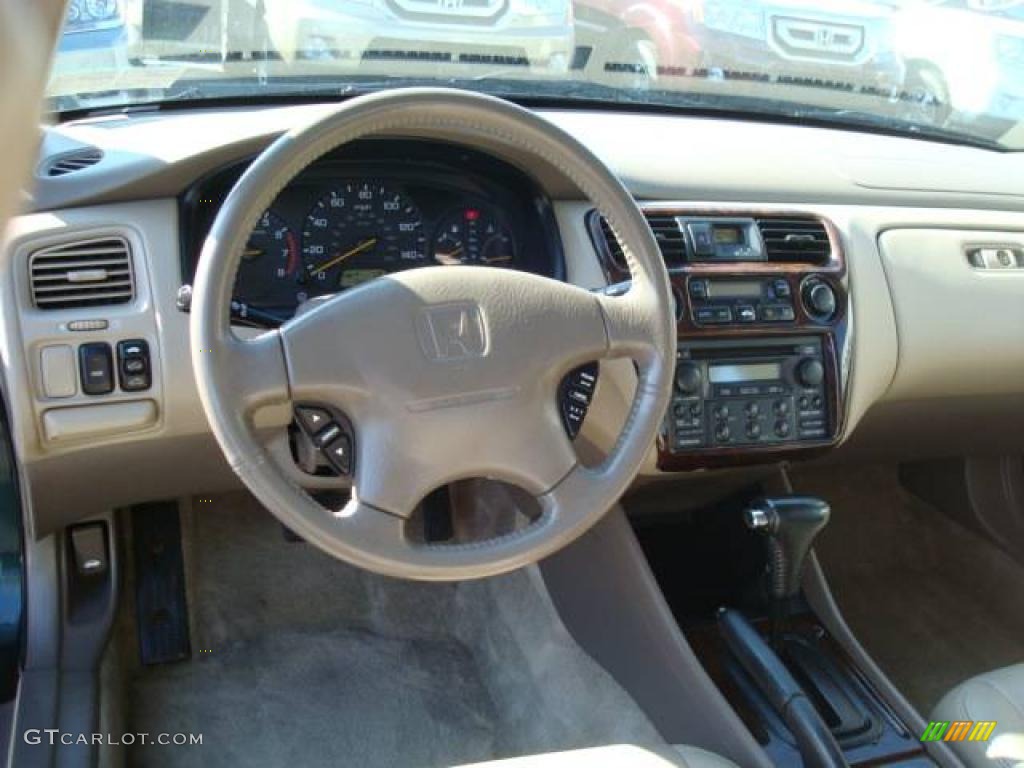 1999 Accord EX V6 Sedan - Dark Emerald Pearl / Ivory photo #10