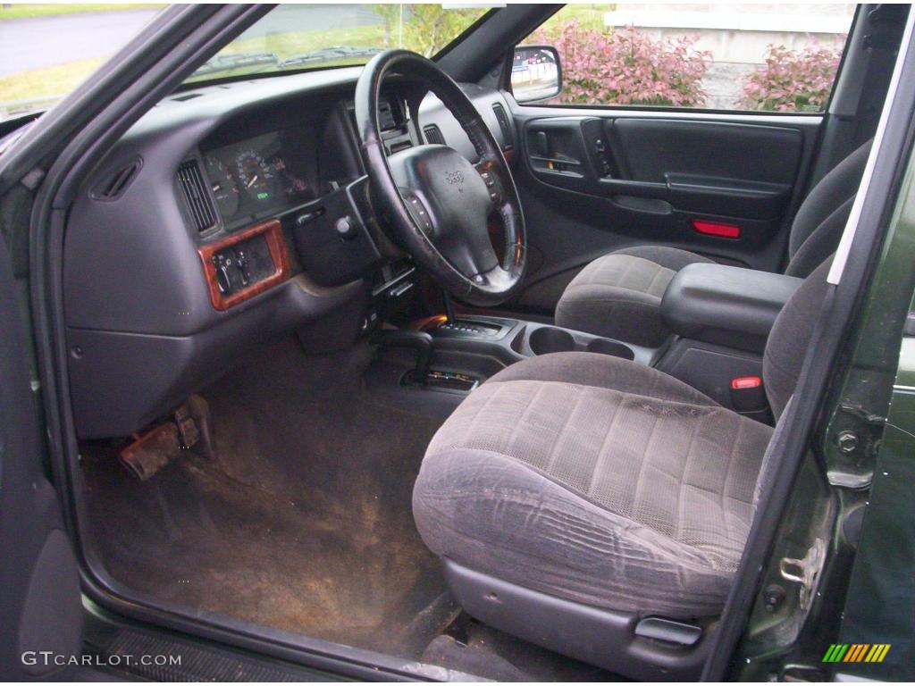 1997 Grand Cherokee Laredo 4x4 - Moss Green Pearl / Agate Black photo #11