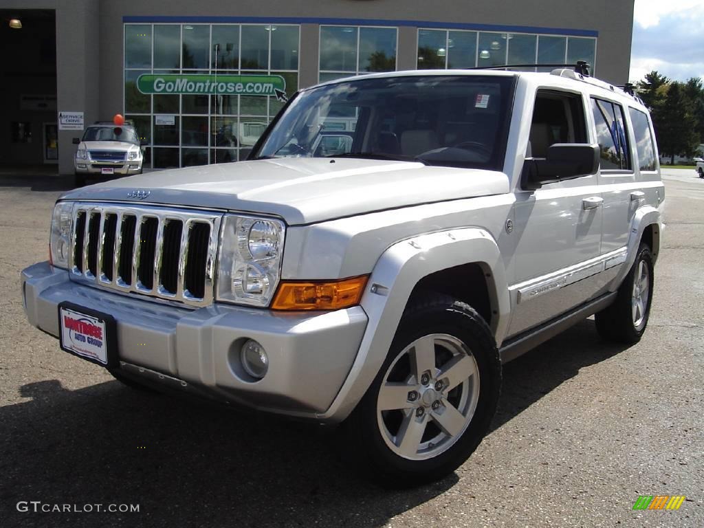 2006 Commander Limited 4x4 - Bright Silver Metallic / Dark Khaki/Light Graystone photo #1