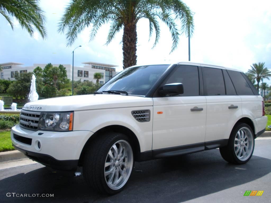 2006 Range Rover Sport Supercharged - Chawton White / Ebony Black photo #2