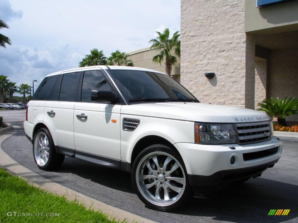 2006 Range Rover Sport Supercharged - Chawton White / Ebony Black photo #4