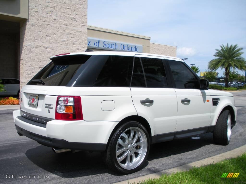 2006 Range Rover Sport Supercharged - Chawton White / Ebony Black photo #6