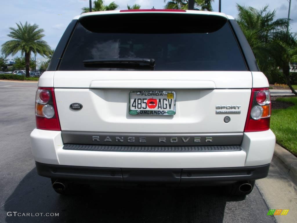 2006 Range Rover Sport Supercharged - Chawton White / Ebony Black photo #7