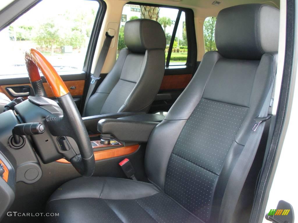 2006 Range Rover Sport Supercharged - Chawton White / Ebony Black photo #12