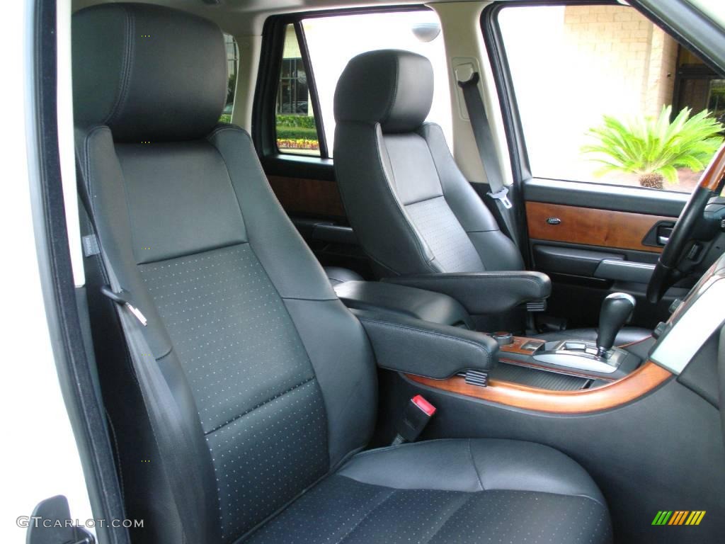 2006 Range Rover Sport Supercharged - Chawton White / Ebony Black photo #17