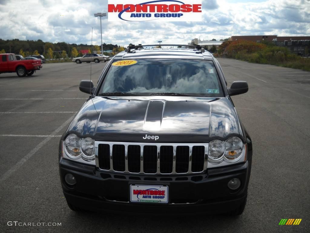 2007 Grand Cherokee Limited 4x4 - Black / Medium Slate Gray photo #20