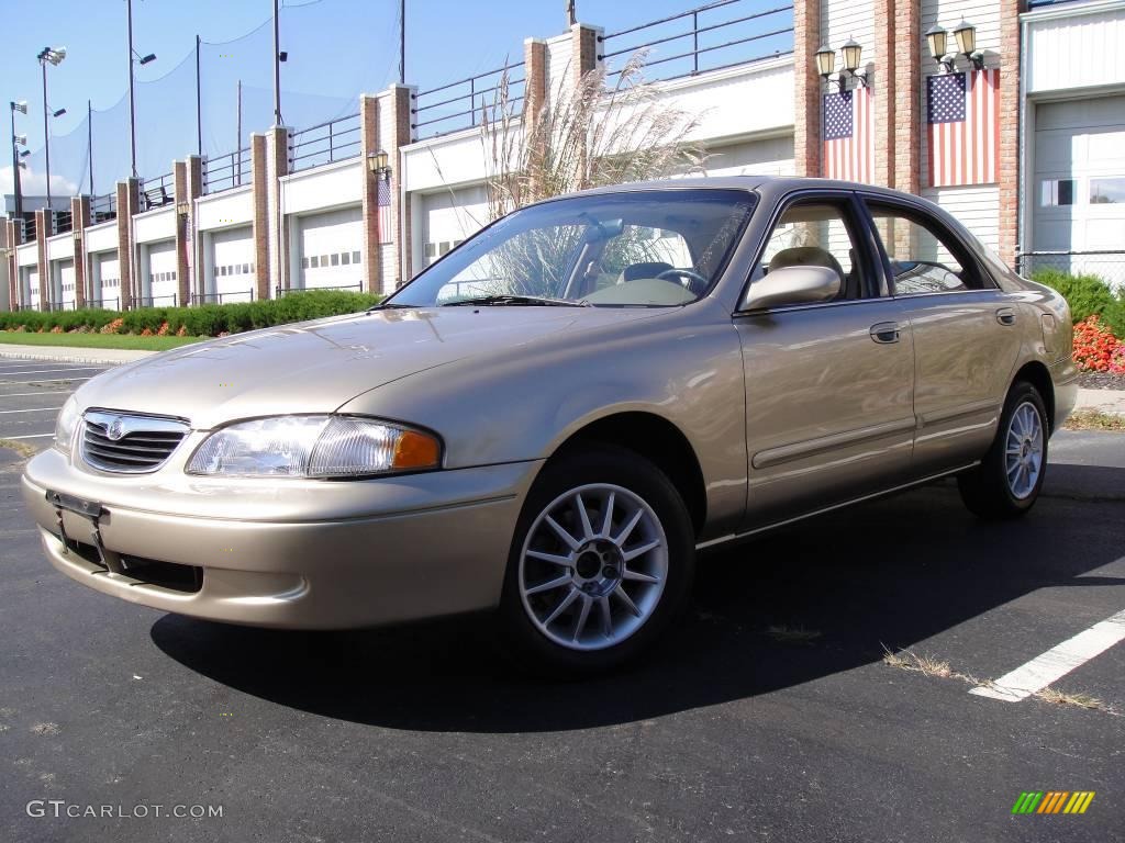 1998 626 LX V6 - Mojave Beige Pearl / Tan photo #1