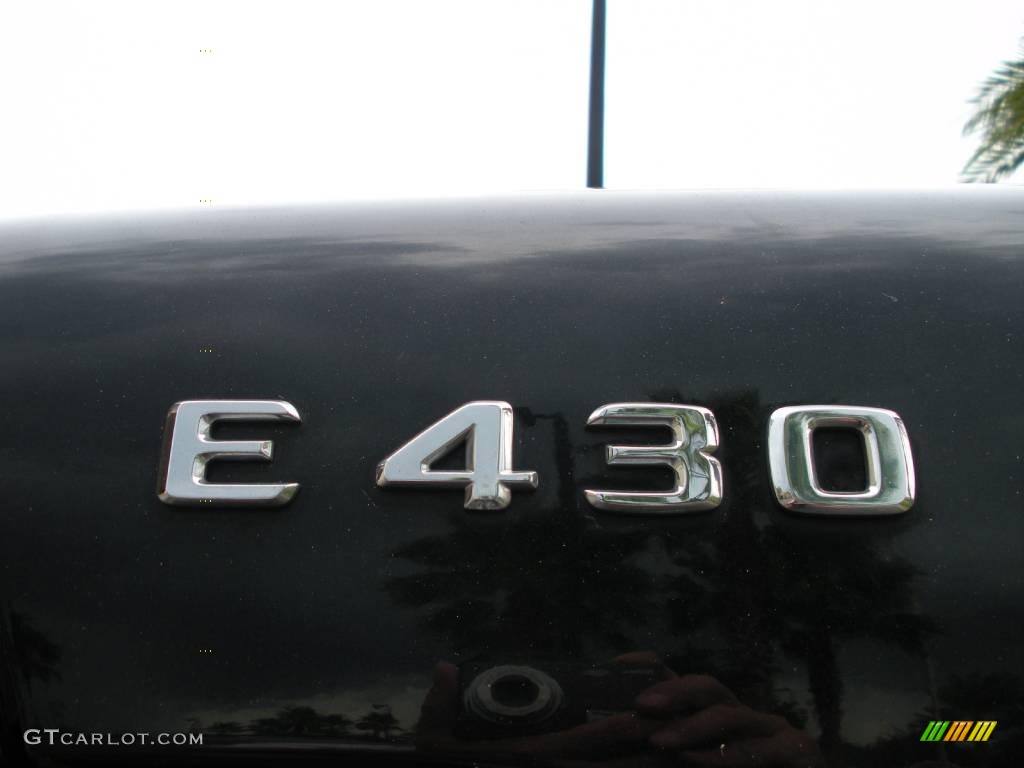2002 E 430 Sedan - Black / Ash photo #9