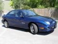 2002 Indigo Blue Metallic Pontiac Sunfire SE Sedan  photo #1