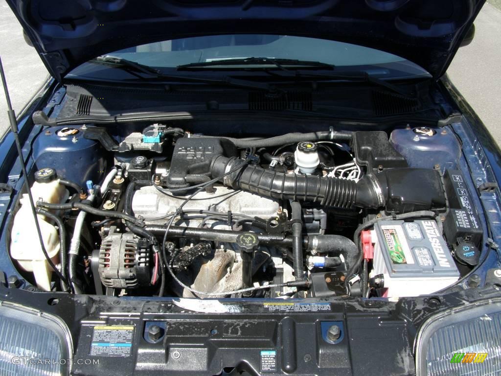 2002 Sunfire SE Sedan - Indigo Blue Metallic / Graphite photo #14
