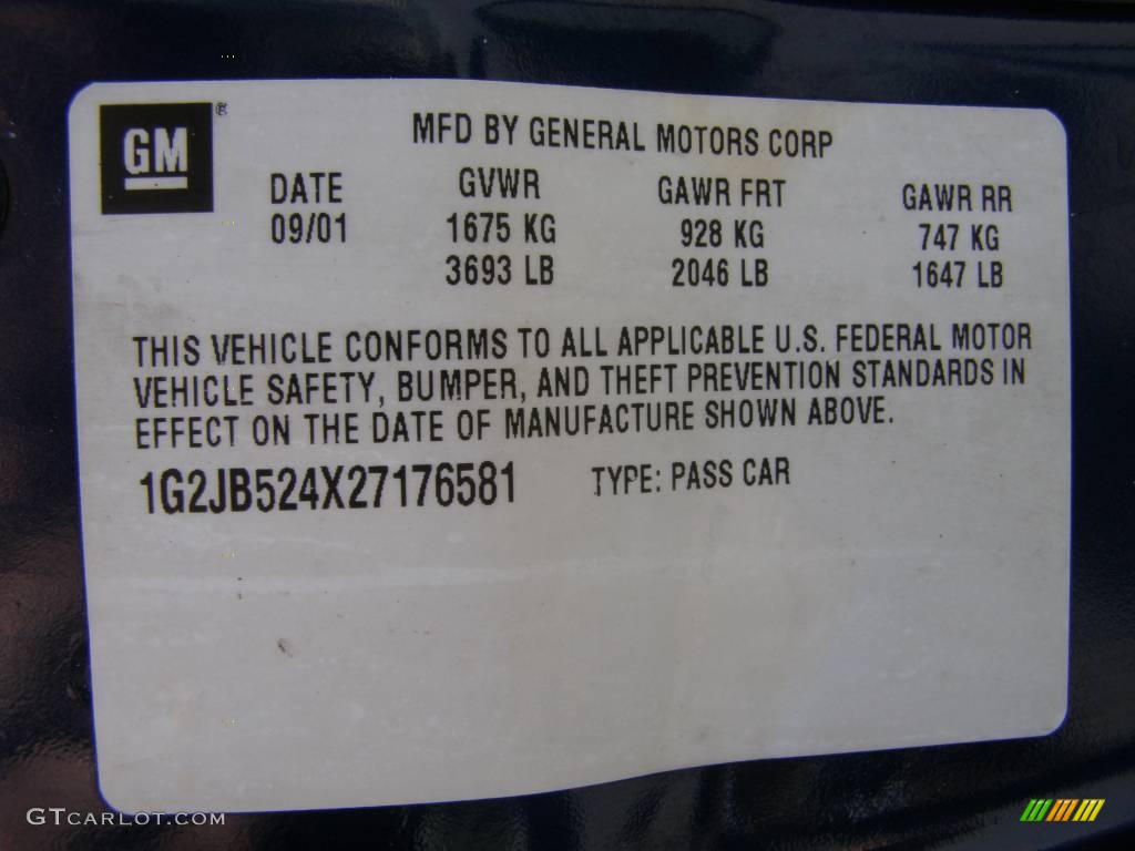 2002 Sunfire SE Sedan - Indigo Blue Metallic / Graphite photo #27
