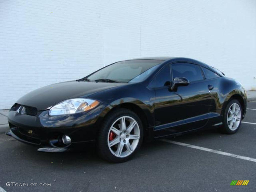 2007 Eclipse GT Coupe - Kalapana Black / Dark Charcoal photo #1