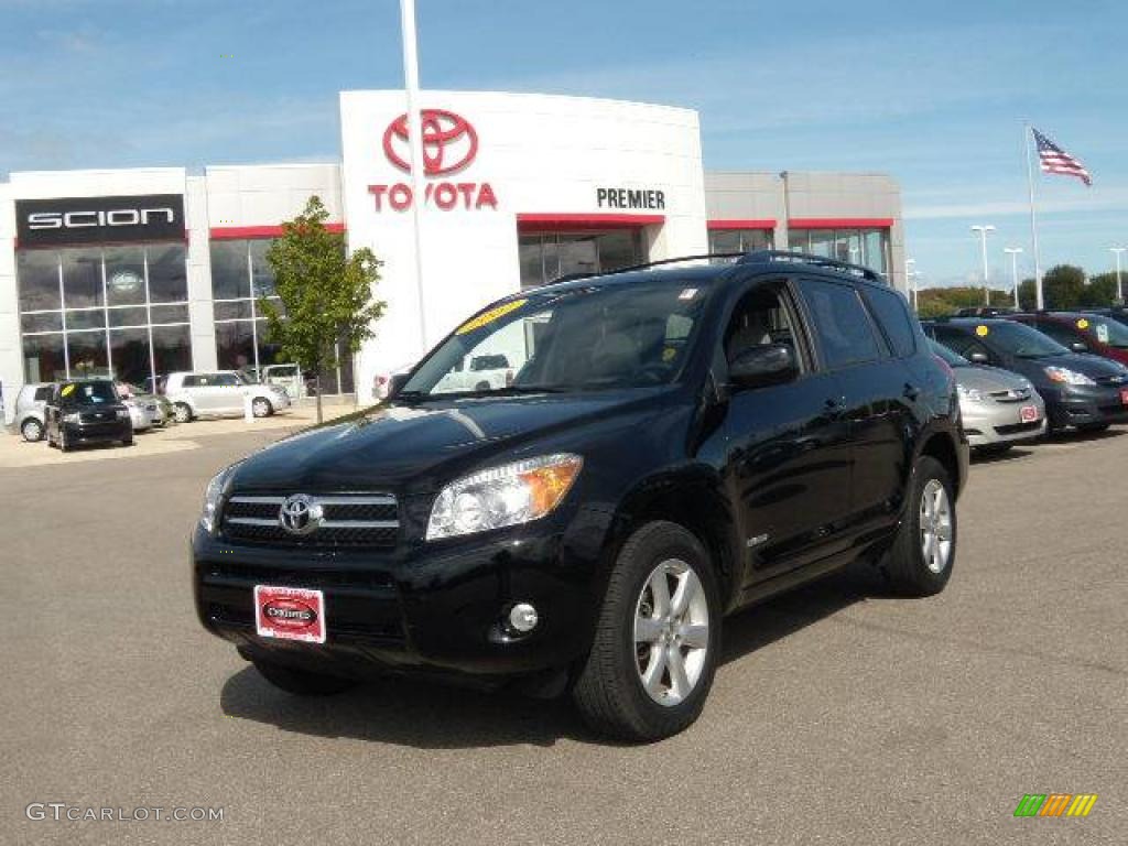 2007 RAV4 Limited - Black / Dark Charcoal photo #1