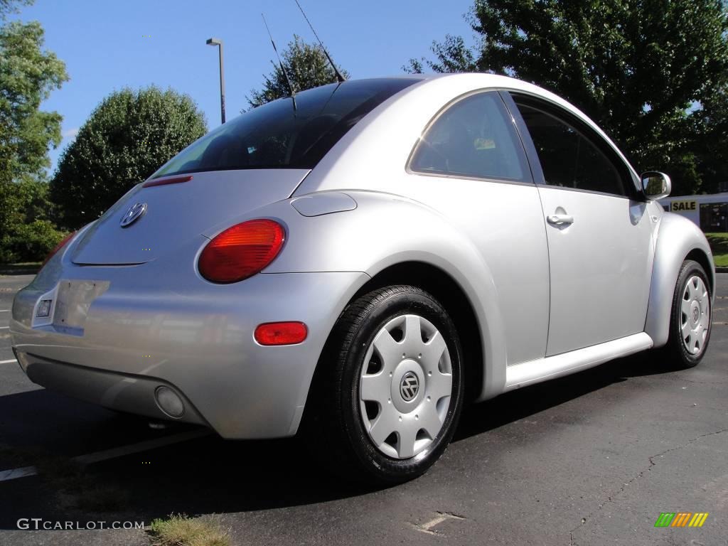 2001 New Beetle GLS Coupe - Silver Arrow Metallic / Black photo #6