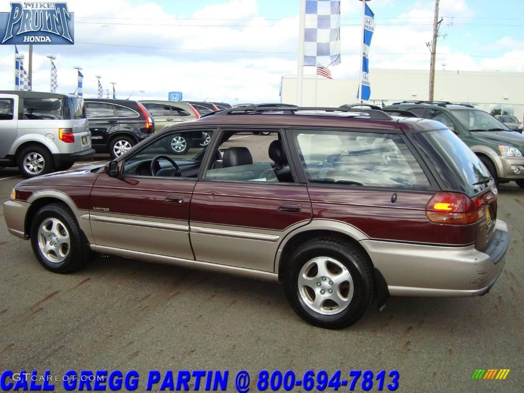 1999 Legacy Limited Outback Wagon - Winestone Pearl / Gray photo #1