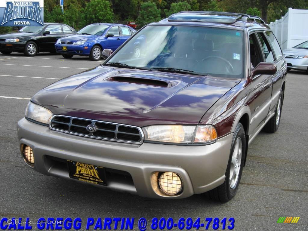 1999 Legacy Limited Outback Wagon - Winestone Pearl / Gray photo #3