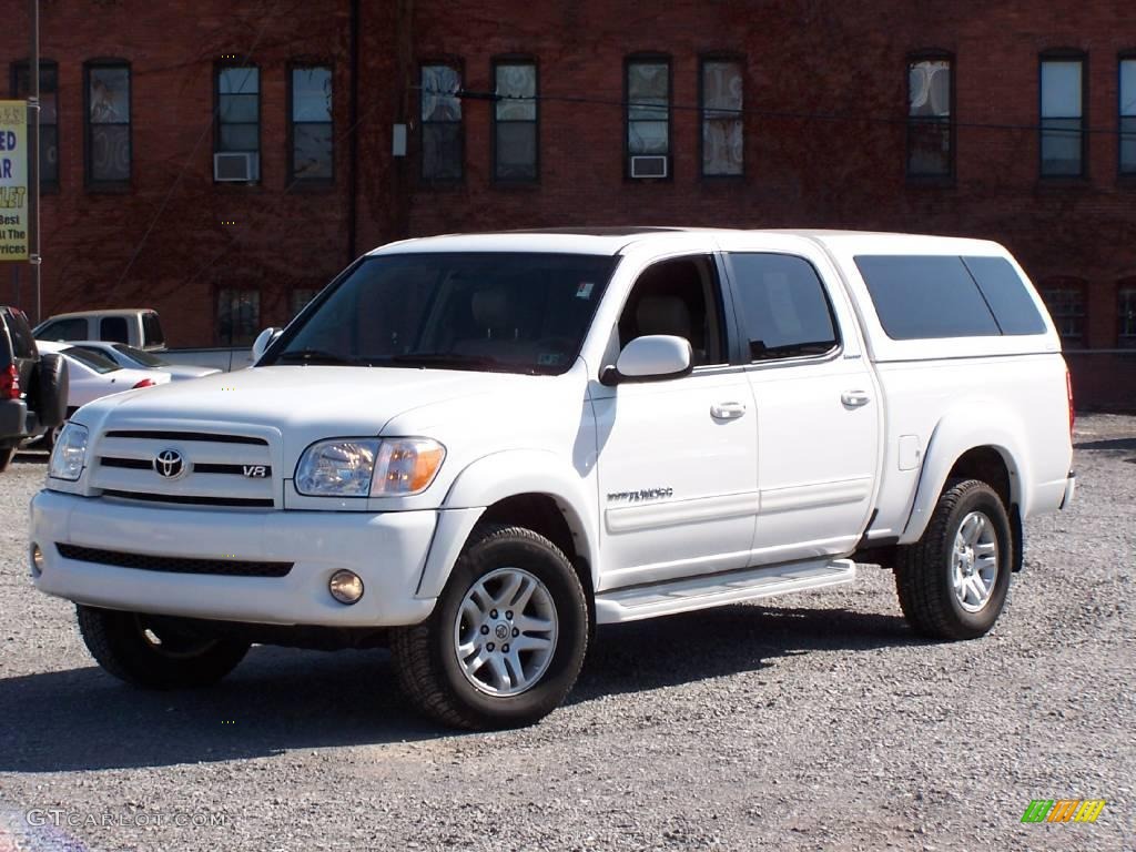 2005 Tundra Limited Double Cab 4x4 - Natural White / Light Charcoal photo #1