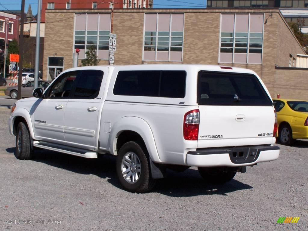 2005 Tundra Limited Double Cab 4x4 - Natural White / Light Charcoal photo #2