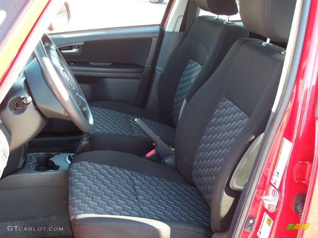 2008 SX4 Crossover AWD - Vivid Red / Black photo #8