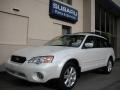 2007 Satin White Pearl Subaru Outback 2.5i Limited Wagon  photo #2