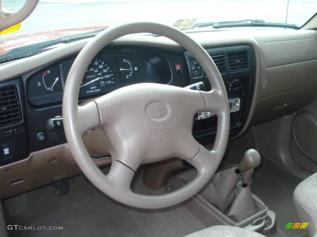 2004 Tacoma Regular Cab 4x4 - Impulse Red Pearl / Oak photo #12