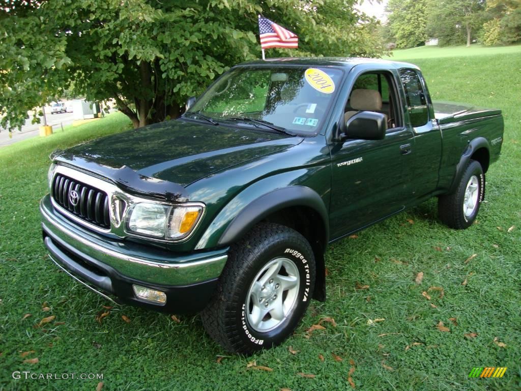 2004 Tacoma V6 Xtracab 4x4 - Imperial Jade Mica / Oak photo #1