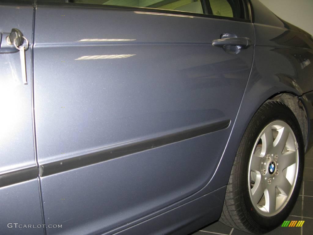 2003 3 Series 325i Sedan - Steel Blue Metallic / Sand photo #28