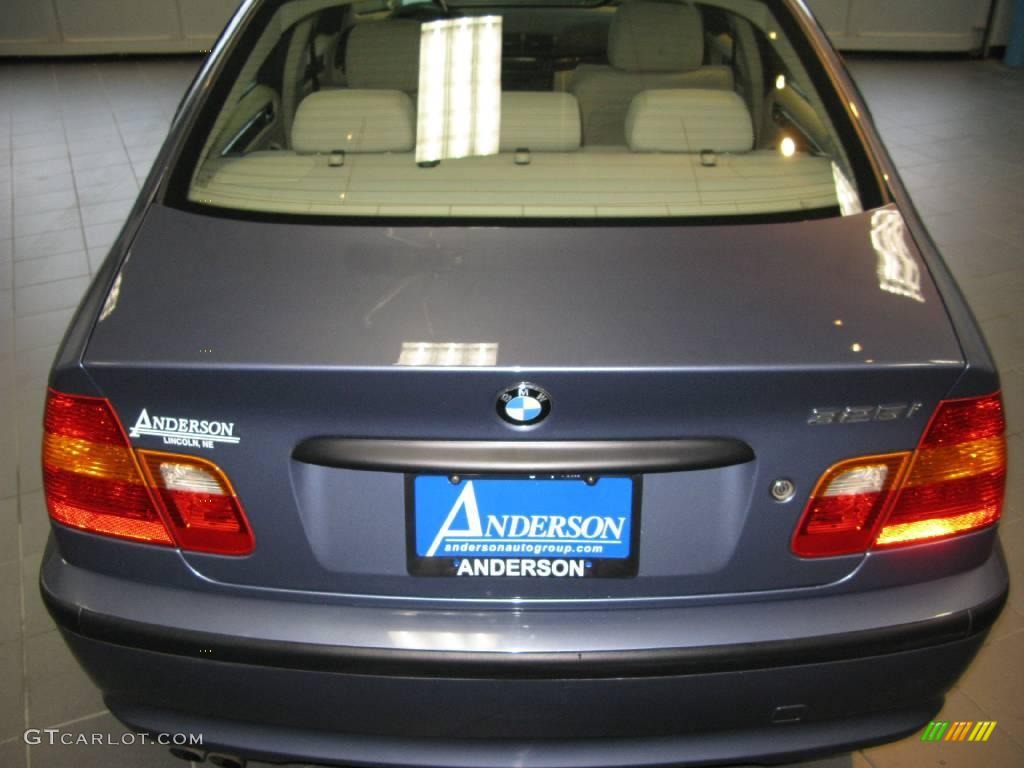 2003 3 Series 325i Sedan - Steel Blue Metallic / Sand photo #33