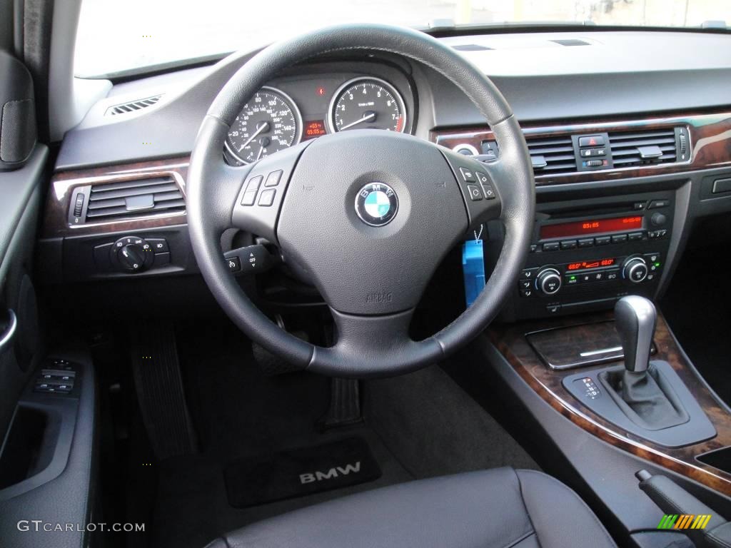 2007 3 Series 335i Sedan - Sparkling Graphite Metallic / Black photo #11