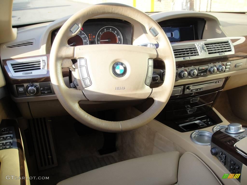 2007 7 Series 750Li Sedan - Black Sapphire Metallic / Beige photo #11