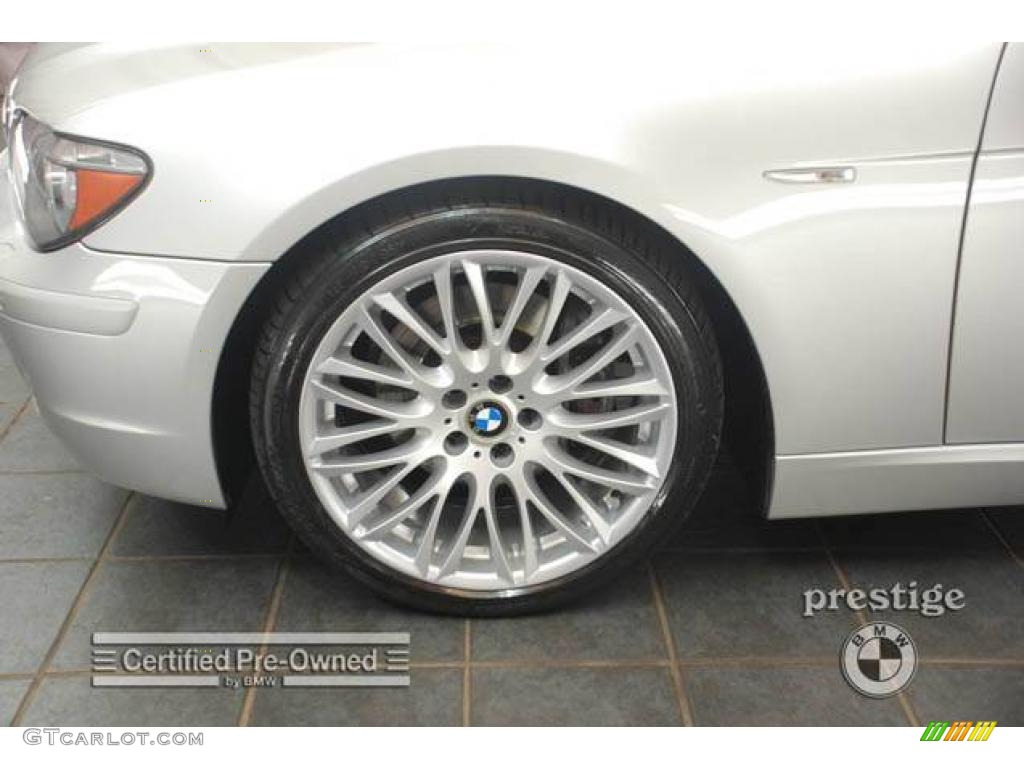 2007 7 Series 750Li Sedan - Titanium Silver Metallic / Black photo #9