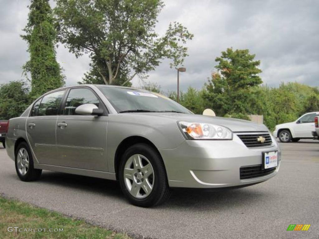 2006 Malibu LT V6 Sedan - Silverstone Metallic / Ebony Black photo #3