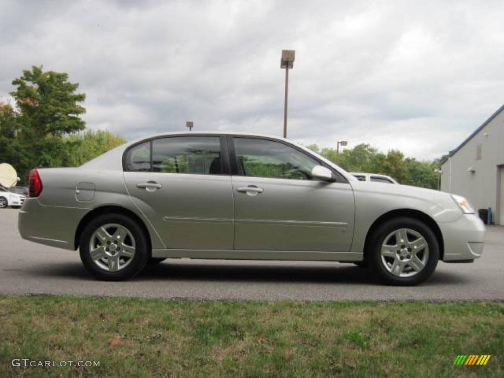 2006 Malibu LT V6 Sedan - Silverstone Metallic / Ebony Black photo #4