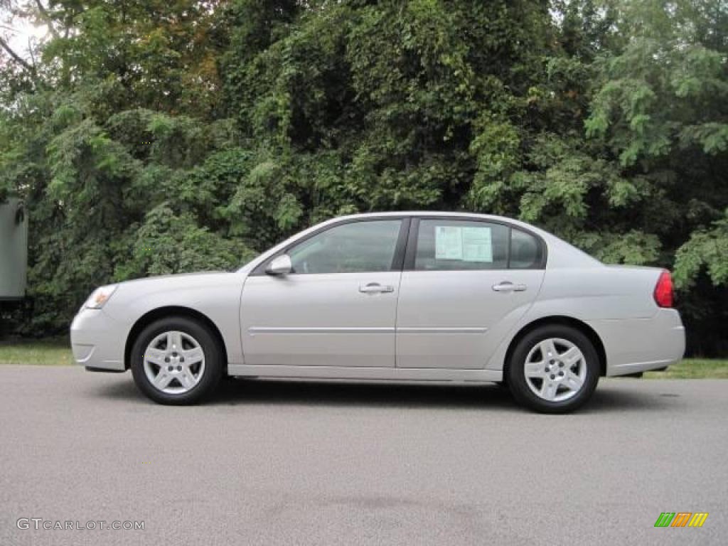 2006 Malibu LT V6 Sedan - Silverstone Metallic / Ebony Black photo #6